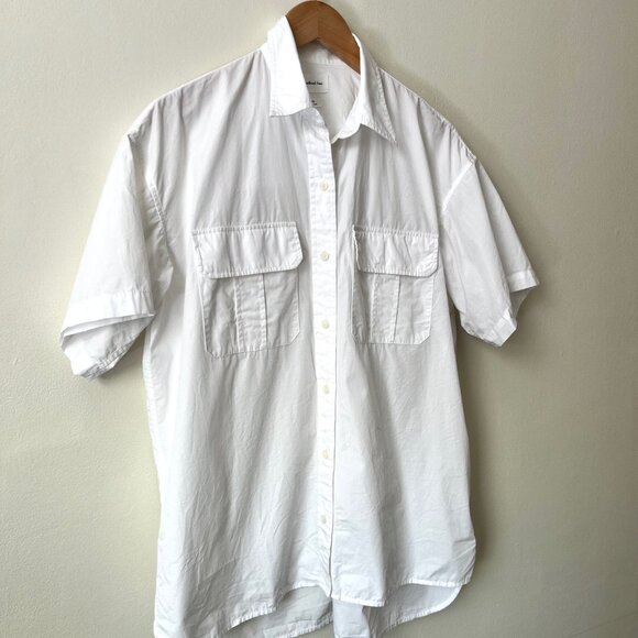 Wilfred Free Cotton Poplin Button Down - Picture 2 of 6